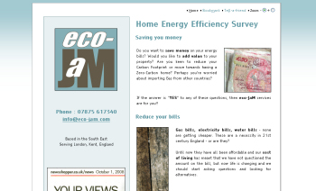 Photo: eco-JaM offering Home Energy Efficiency Surveys
