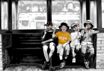 portrait - 4 boys
